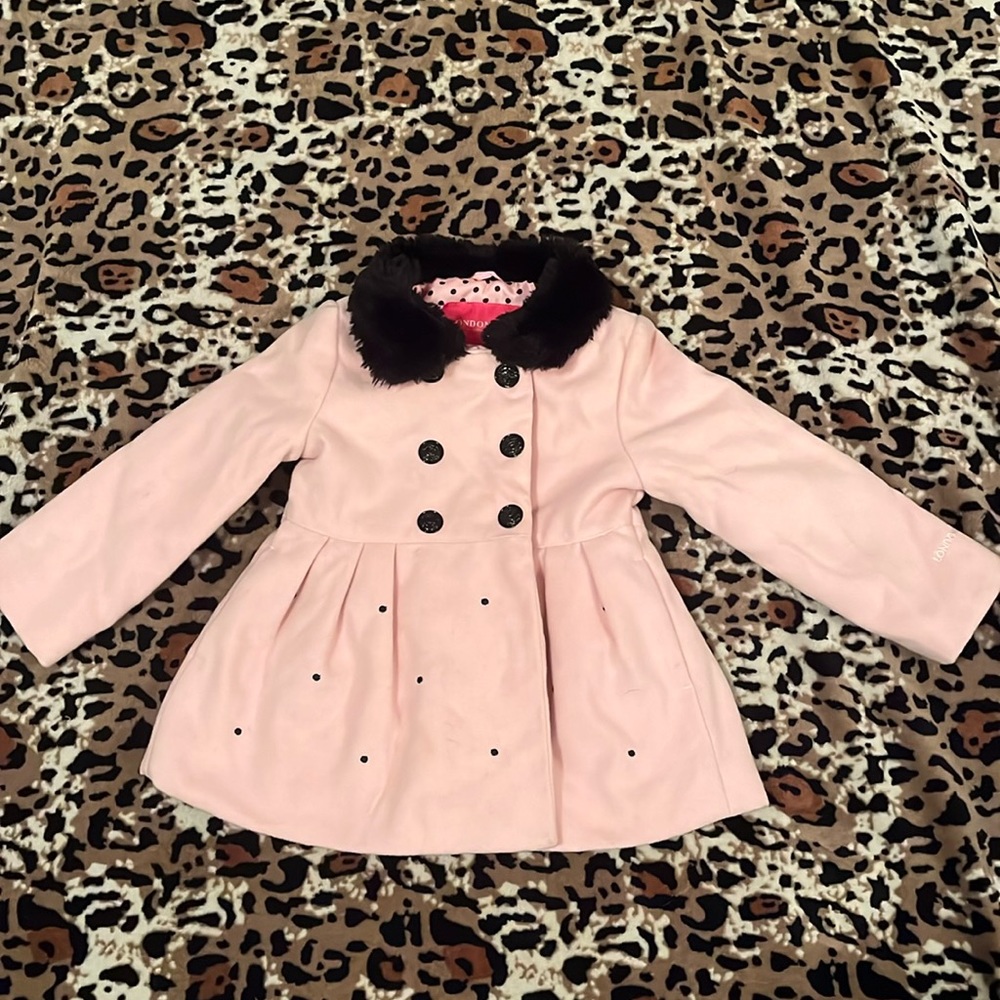 Pink London Fog Coat